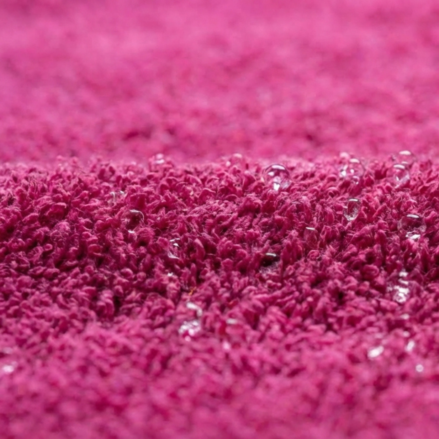 Detail van fuchsia handdoek