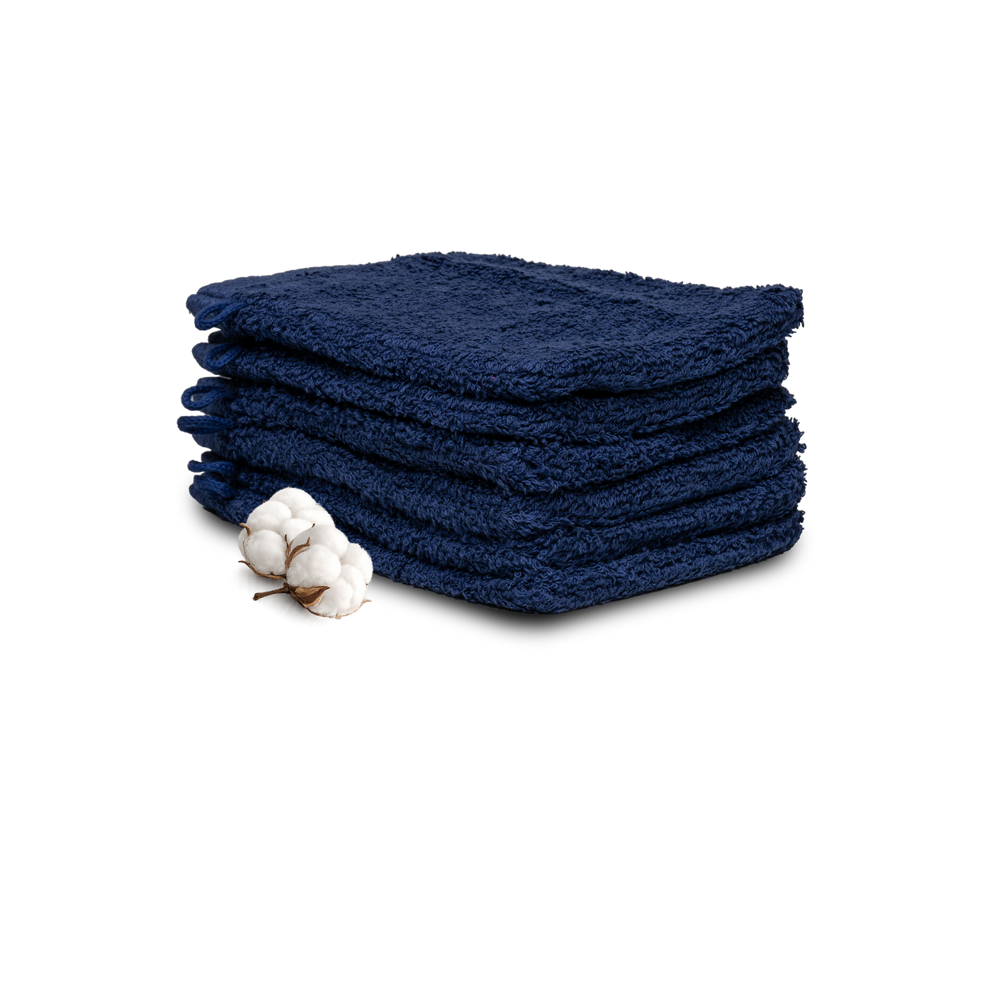 Hotel washandjes marine blauw