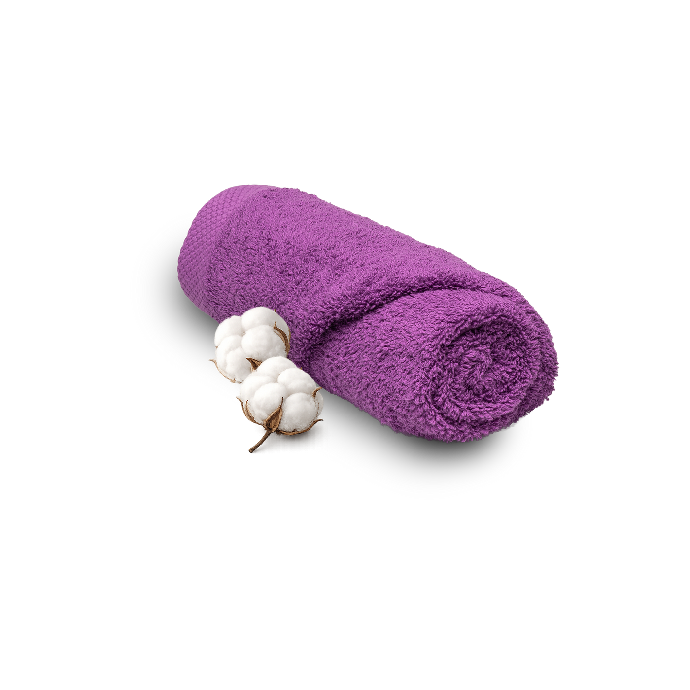 Hotel handdoek paars 50x100