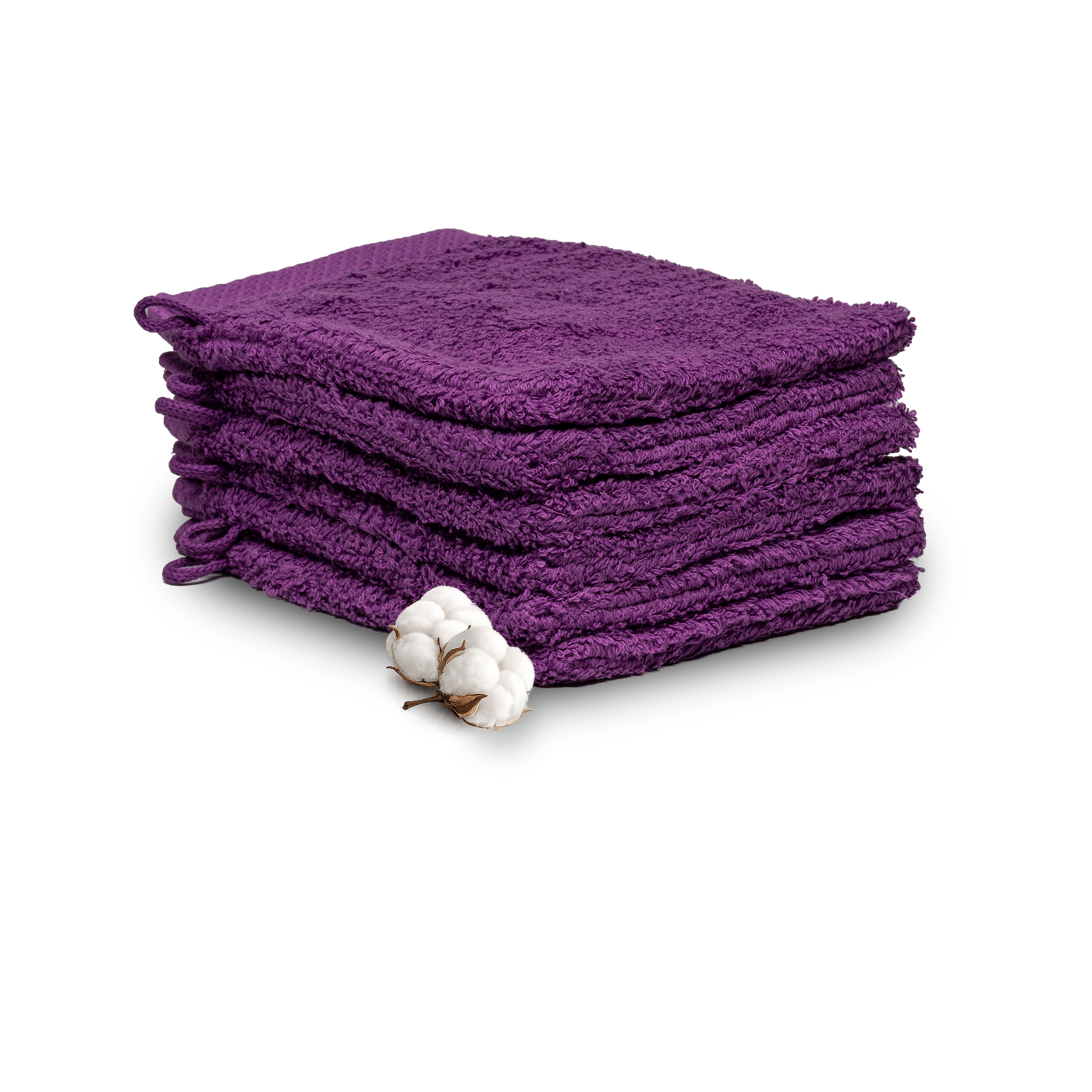 Hotel washandjes paars