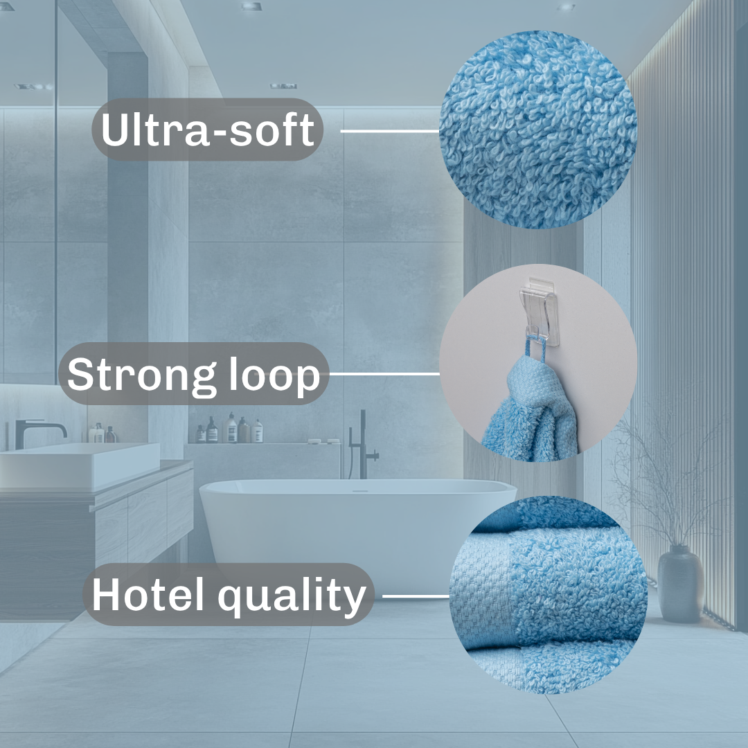 USP's guest towels and washcloths Heavenly Blue lang:"en"