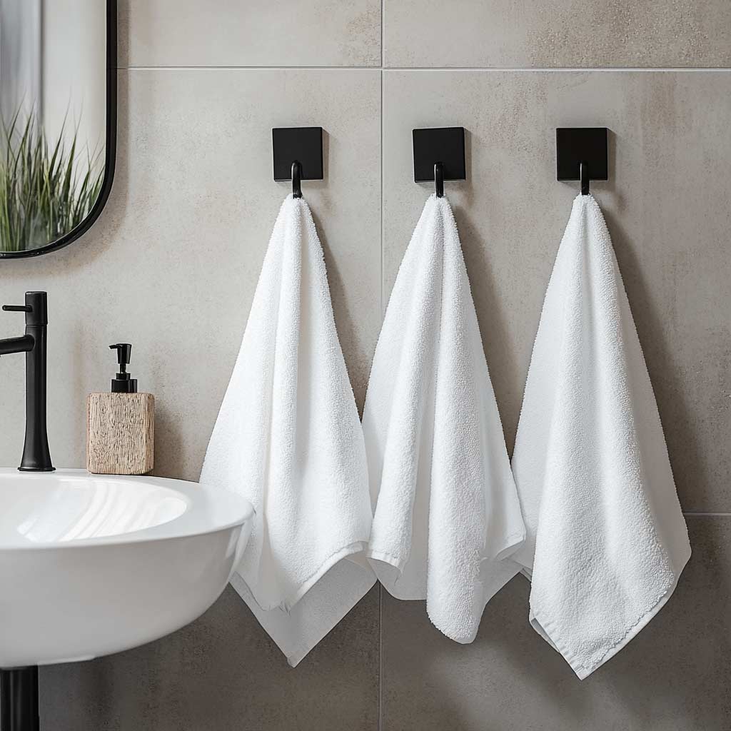 Witte hotel handdoeken 
