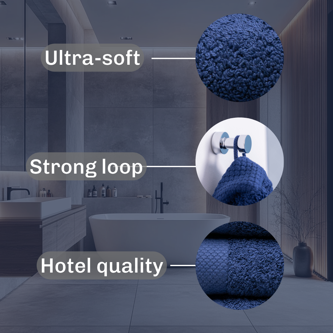 3 usp's navy blue towel lang:"en"